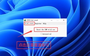 IDM下载器 trial reset v1.0.0 IDM重置试用工具解决假冒序列号-小宇资源网